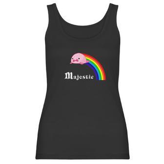 Majestic Blobfish Funny Blobfish Rainbow Tee Women Tank Top | Favorety DE