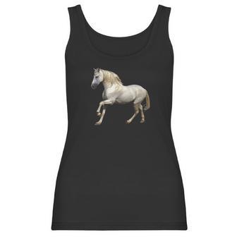 Majestic Wild Horse Stallion Photo Portrait Women Tank Top | Favorety AU