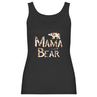 Mama Bear Mom Life Floral Heart Women Tank Top | Favorety CA