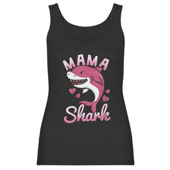 Mama Shark Mommy Shark Lover Family Matching Birthday Women Tank Top | Favorety UK