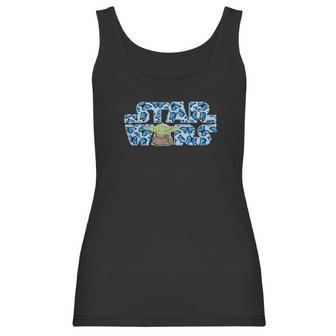 The Mandalorian Butterfly Logo With The Child Women Tank Top | Favorety