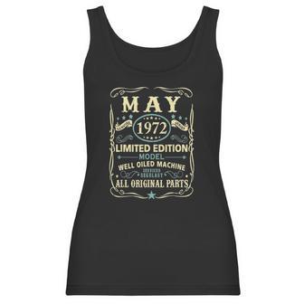 May 1972 49Th Birthday 49 Years Old Men Women Women Tank Top | Favorety CA