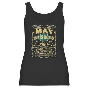 May 1986 35 Th Birthday Gift 35 Years Old Men Women Women Tank Top | Favorety AU