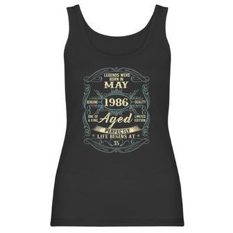 May 1986 35Th Birthday Gift 35 Years Old Men Women Women Tank Top | Favorety DE