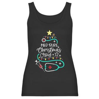 Med Surg Christmas Crew Medical Surgical Nurse Secretary Women Tank Top | Favorety