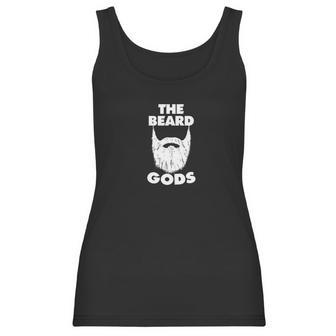 Mens The Beard Gods Beard Lovers Dont Shave White Tee Women Tank Top | Favorety