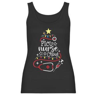 Merry Christmas Icu Pediatric Nursing Gift Picu Nurse Crew Women Tank Top | Favorety AU