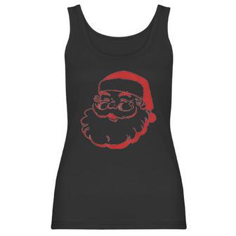 Merry Christmas Santa Claus Saint Nick Father Xmas Holiday Women Tank Top | Favorety DE