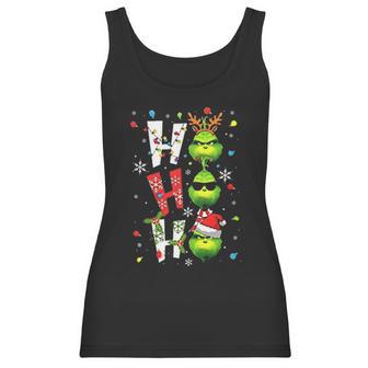 Merry Christmas Santa Grinch Ho Ho Ho Women Tank Top | Favorety