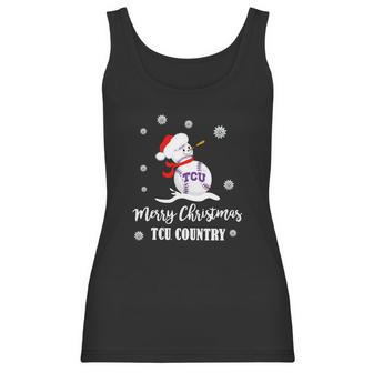 Merry Christmas Tcu Country Women Tank Top | Favorety CA