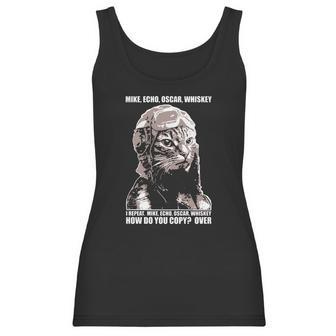 Mike Echo Oscar Whiskey I Repeat Mike Echo Oscar Whiskey Women Tank Top | Favorety CA