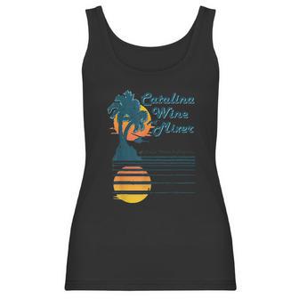 Mixer Catalina Wine Palm And Beach Women Tank Top | Favorety