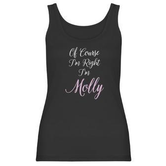 Molly Name Personalized Girls Women Cute Pink Gift Women Tank Top | Favorety DE