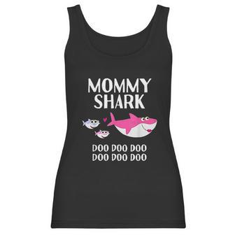 Mommy Shark Doo Doo Gift For Mothers Day Matching Family Women Tank Top | Favorety