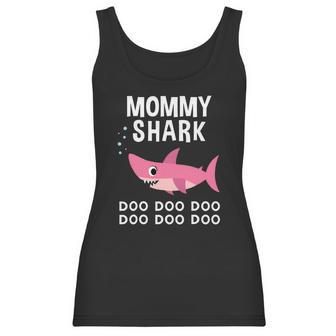 Mommy Shark Doo Doo For Matching Family Pajamas Women Tank Top | Favorety AU