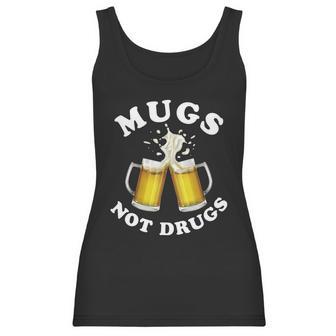 Mugs Not Drugs Funny St Patricks Day Beer Women Tank Top | Favorety AU