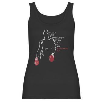 Muhammad Ali Float Like A Butterfly Sting Like A Bee Women Tank Top | Favorety CA