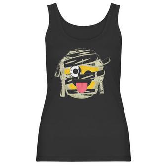 Mummy Emoji Wink Out Tongue Halloween Costume Women Tank Top | Favorety