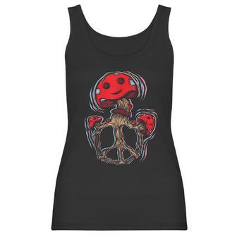 Mushrooms Peace Sign 70S Shrooms 60S Women Tank Top | Favorety UK