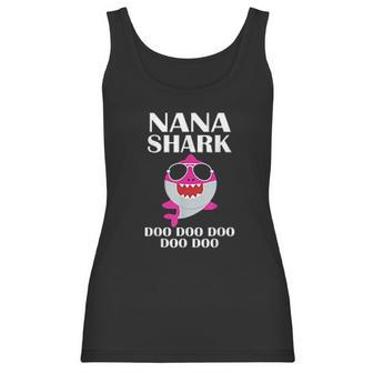 Nana Shark Doo Doo Doo Funny Nana Gift Women Tank Top | Favorety AU