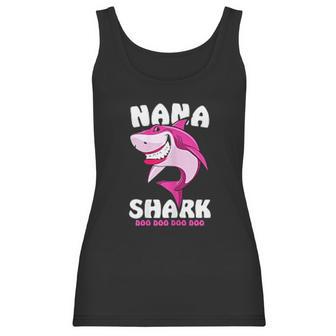 Nana Shark Doo Doo Doo Funny Nana Valentines Day Women Tank Top | Favorety UK