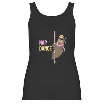 Nap Dance Sloth Funny Pole Dancer Dancing Pun Gift Women Tank Top | Favorety UK