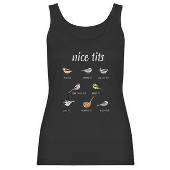 Womens Nice Tits Funny Bird Watching Christmas Gift Birder Men Dad Women Tank Top | Favorety AU