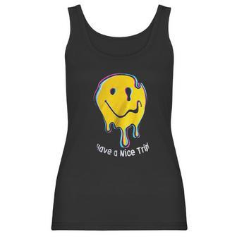 Have A Nice Trip Funny Psychedelic Drug Magic Mushroom Lsd Mdma Women Tank Top | Favorety AU