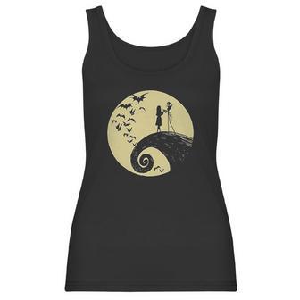 Nightmare Christmas Jack Skellington Sally Romance Moon Women Tank Top | Favorety