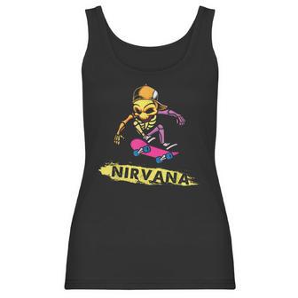 Nirvanas Skateboard Skelton V2 Men Women T-Shirt Graphic Print Casual Unisex Tee Women Tank Top | Favorety UK