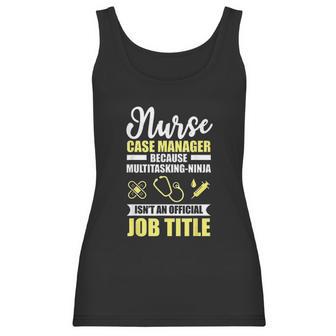 Nurse Case Manager Multitasking Ninja Funny Gift Women Tank Top | Favorety AU