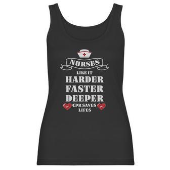 Nurses Cpr Saves Lives Gift For Nurse Women Tank Top | Favorety DE