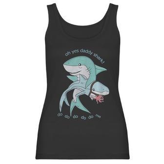 Oh Yes Daddy Shark Do Me Best Christmas Gifts For Dad Women Tank Top | Favorety DE