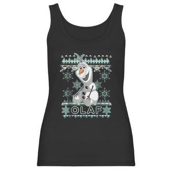 Olaf Christmas Graphic Women Tank Top | Favorety