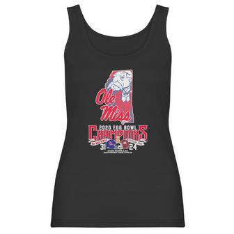 Ole Miss 2020 Egg Bowl Champions Ole Miss Rebels Mississippi State 31 24 Women Tank Top | Favorety AU