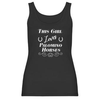 Palomino Horse Lover Equestrian Gif Women Tank Top | Favorety