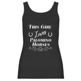 Palomino Horse Lover Equestrian Gift Women Tank Top | Favorety UK