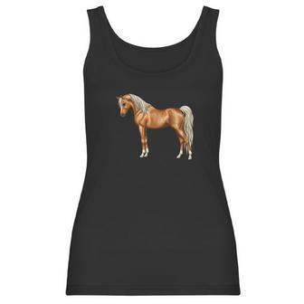 Palomino Light Chestnut Flaxen Arabian Horse Lover Women Tank Top | Favorety UK