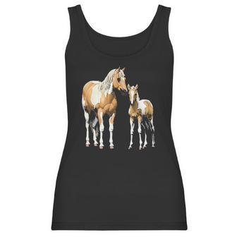 Palomino Pinto Mare Foal Paint Horses Women Tank Top | Favorety CA