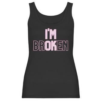 Womens Pastel Goth Aesthetic Im Ok Broken Women Tank Top | Favorety UK