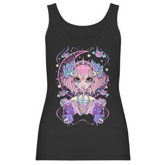 Pastel Goth Anime Girl Men Women T-Shirt Graphic Print Casual Unisex Tee Women Tank Top | Favorety