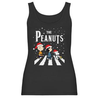The Peanuts Snoopy Abbey Road Christmas Women Tank Top | Favorety UK