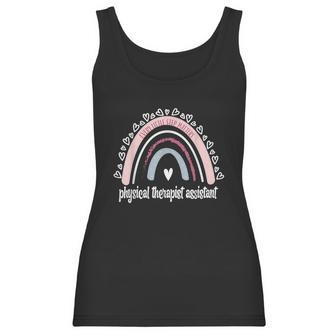 Physical Therapist Assistant Rainbow Pta Physical Therapy Women Tank Top | Favorety