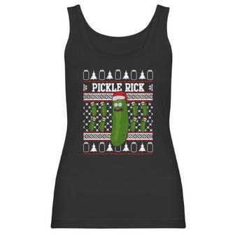 Pickle Rick Christmas Women Tank Top | Favorety AU