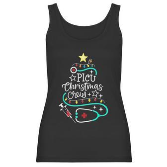 Picu Christmas Crew Pediatric Nurse Picu Techs Secretary Women Tank Top | Favorety AU