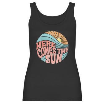 Pink Groovy Here Comes The Sun Classic For Women Men Women Tank Top | Favorety AU