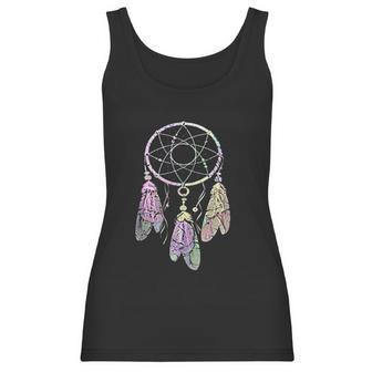 Piny Yellow Green Blue Dreamcatcher Dream Women Tank Top | Favorety DE