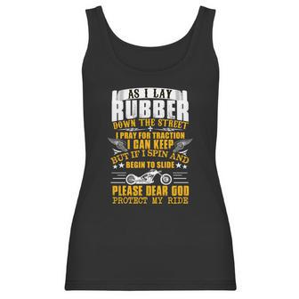 Please Dear God Protect My Ride Biker Women Tank Top | Favorety