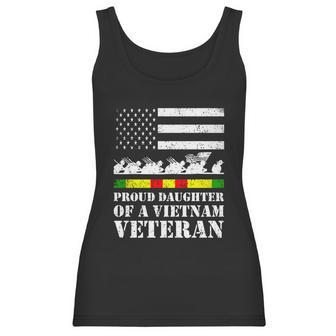 Proud Daughter Of A Vietnam Veteran Gift Graphic Design Printed Casual Daily Basic Women Tank Top | Favorety