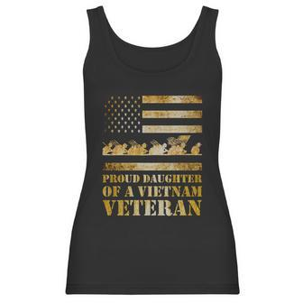 Proud Daughter Of A Vietnam Veteran Meaningful Gift Graphic Design Printed Casual Daily Basic Women Tank Top | Favorety